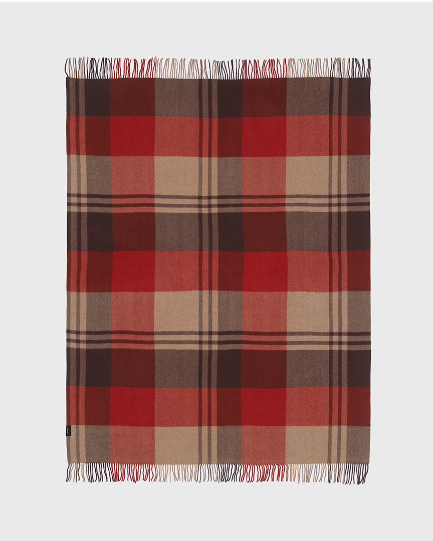 Шерстяной плед в клетку, 140×180 см, красный с коричневым
Шерстяной плед в клетку, 140×180 см, красный с коричневым