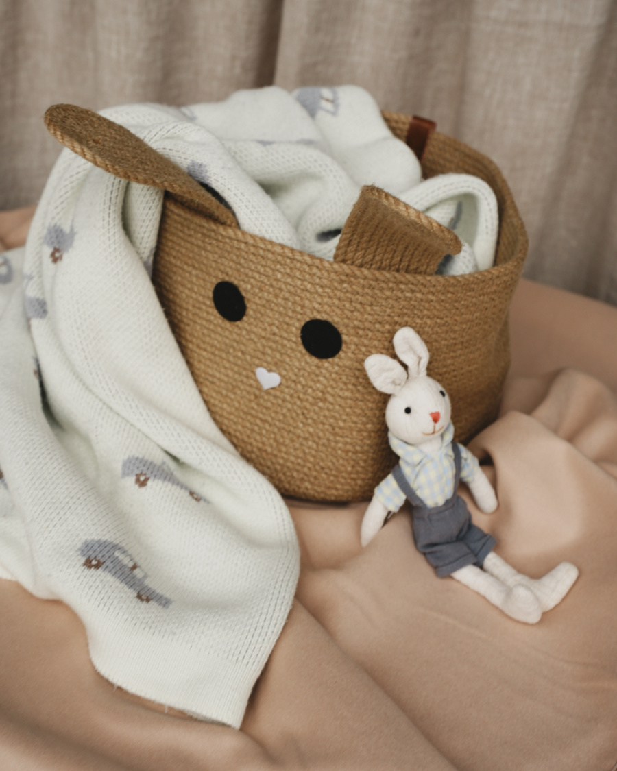 

Корзина для хранения Bunny, бежевый