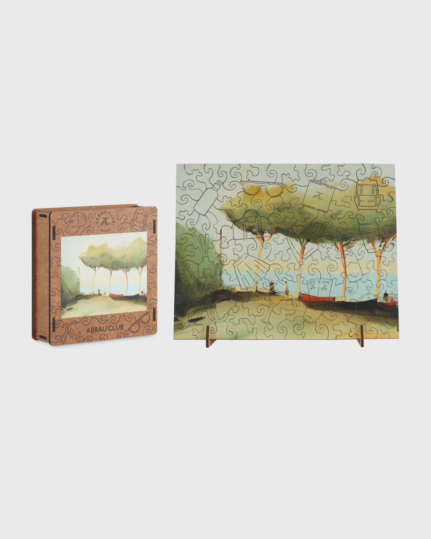 

Паззл-головоломка с подставкой, Abrau Club x Алексей Ланцев