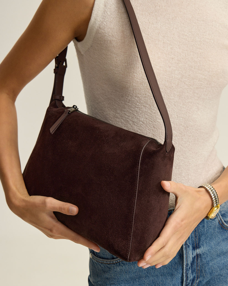 сумка из натуральной замши  фотография