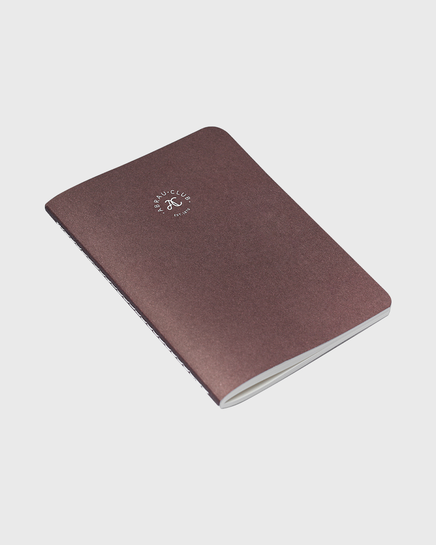 

Нелинованный блокнот A6, 40 страниц, винный