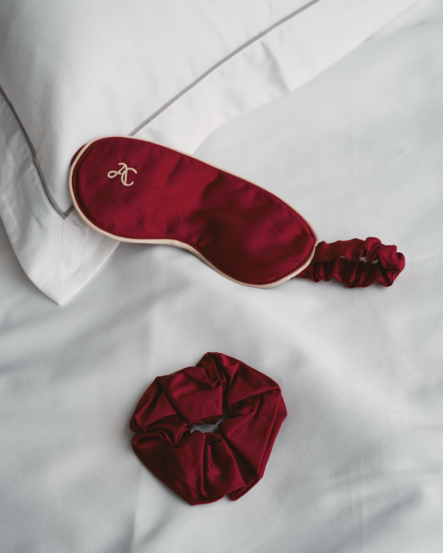 маска для сна sleep, винный  фотография