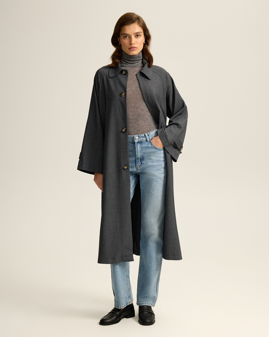 пыльник с воротником трансформером  фотография