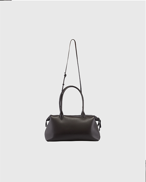 Сумка женская темно-корич, натуральная кожа