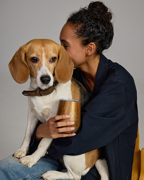 Термокружка 350 мл, коричневый