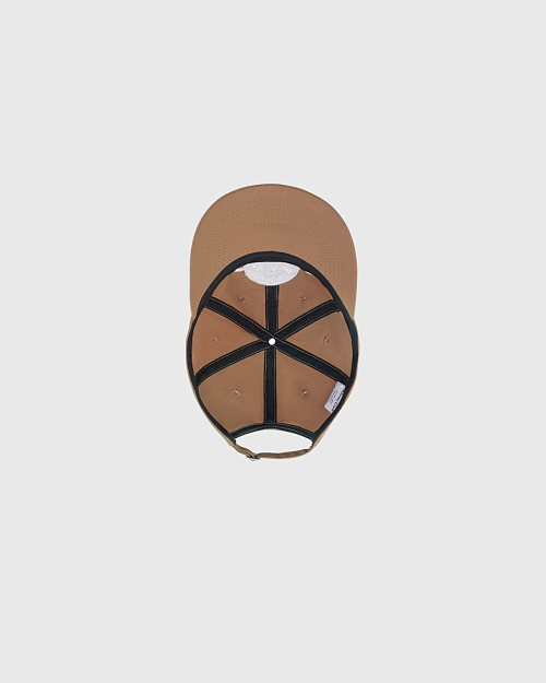 Бейсболка из нейлона, коричневый