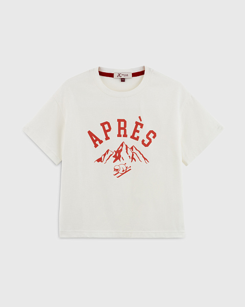 Детская хлопковая футболка Unisex, молочный