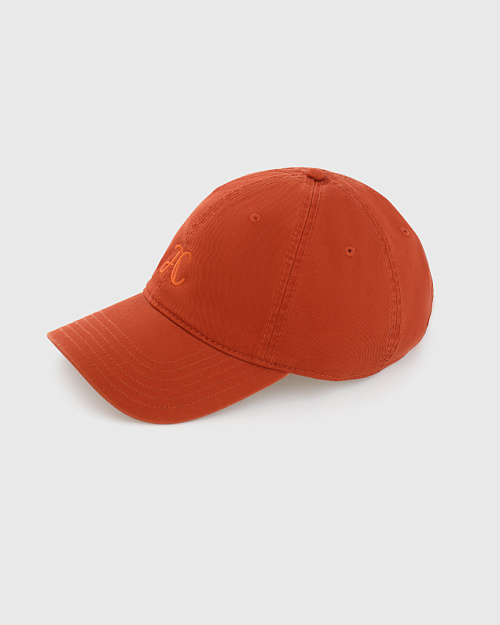 Кепка из 100% хлопка с вышивкой, оранжевый