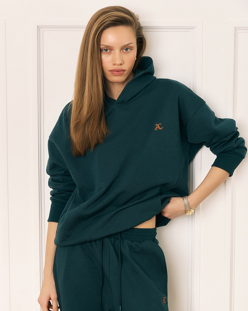 Худи Unisex из 100% хлопка, зеленый