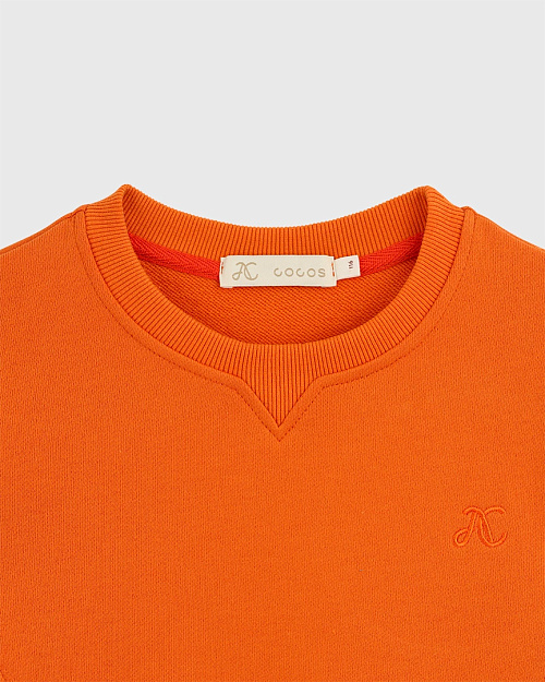 Детский свитшот Unisex, оранжевый