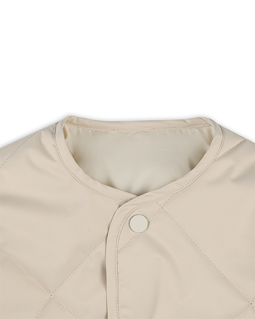 Детская стеганая куртка Unisex из водоотталкивающей ткани, бежевый