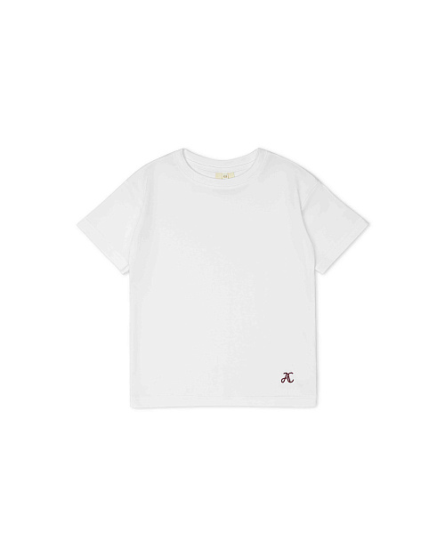 Детская футболка Unisex из хлопка Supima, белый