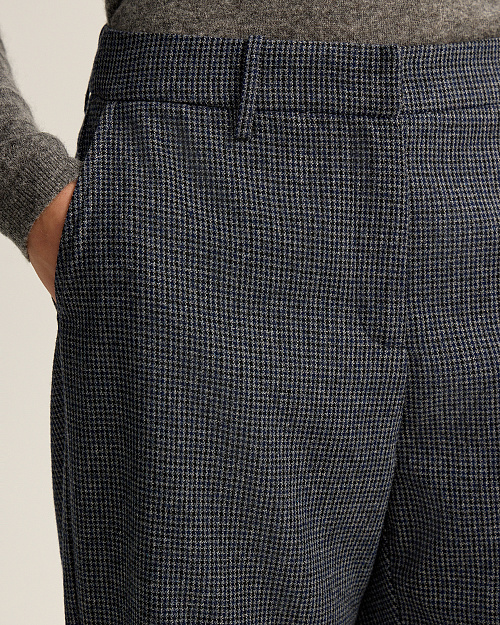 Твидовые брюки, синий