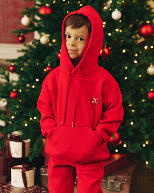 Детская толстовка Unisex, красный