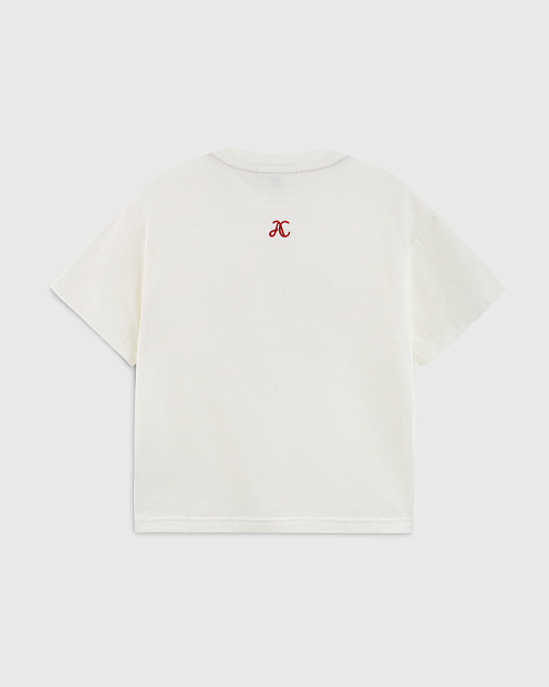 Детская хлопковая футболка Unisex, молочный