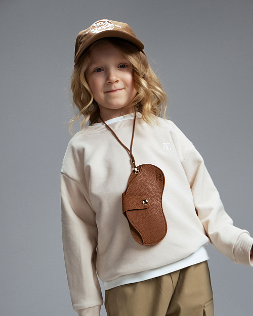 Детский свитшот Unisex, кремовый