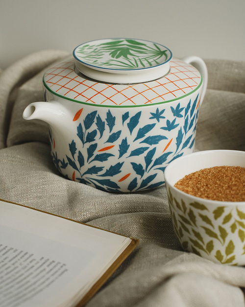 Чайник заварочный, белый