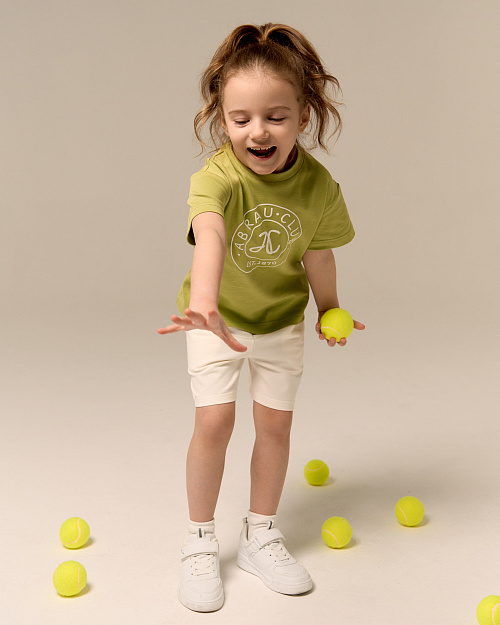 Детская футболка Unisex из хлопка, зеленый