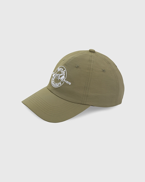 Бейсболка из нейлона, хаки