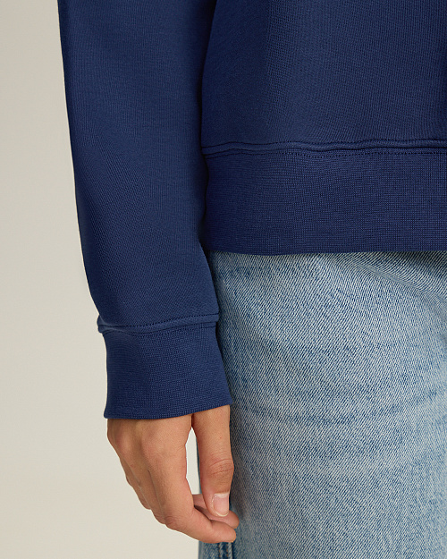 Толстовка поло, синий