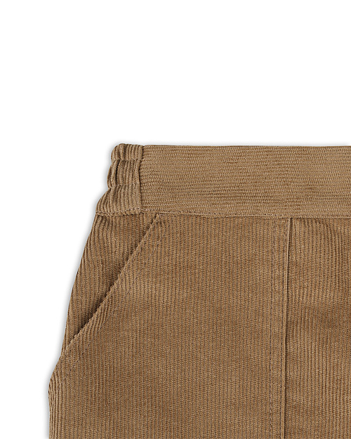 Детские вельветовые брюки Unisex, бежевый