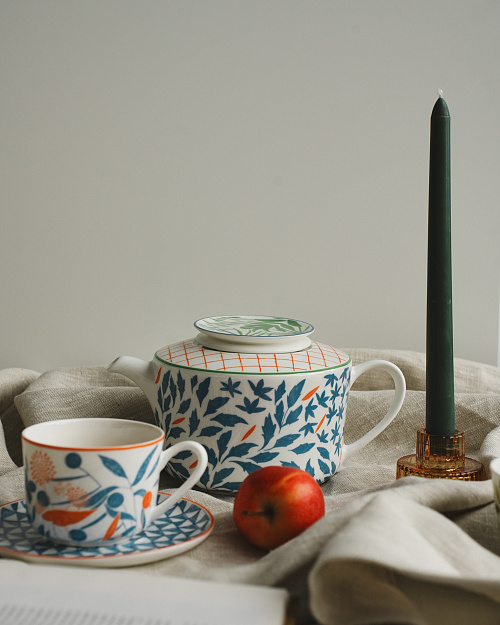 Чайный набор, белый