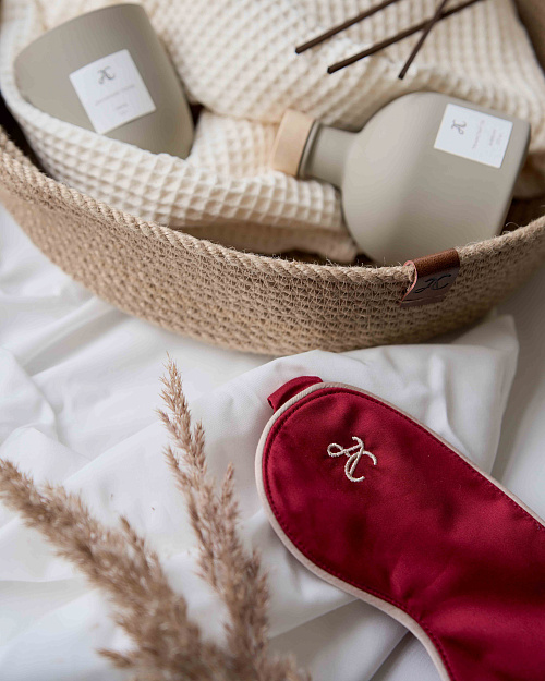 Маска для сна Sleep, винный