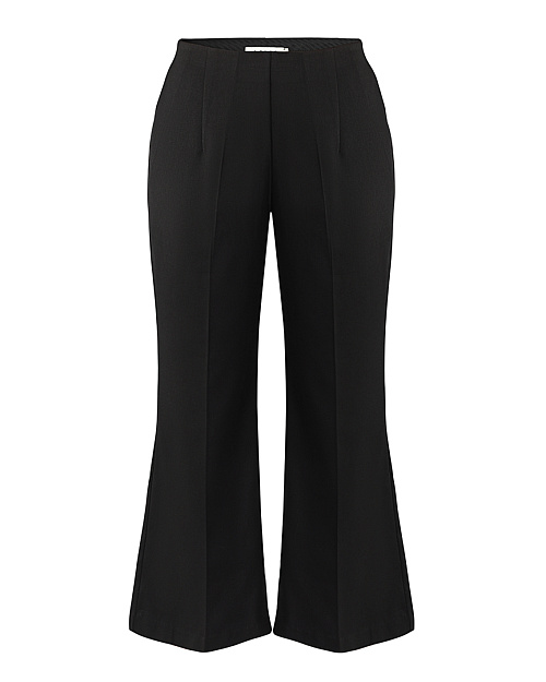 Расклешенные брюки, черный