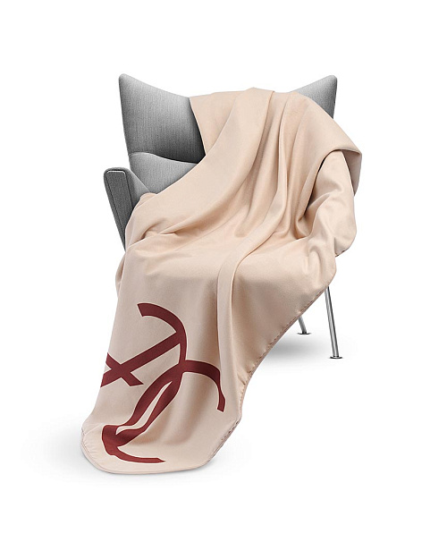 Плед, бежевый, 160х100 см