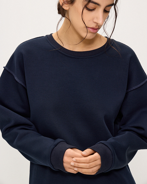 Свитшот жен., синий SW30325K1DB