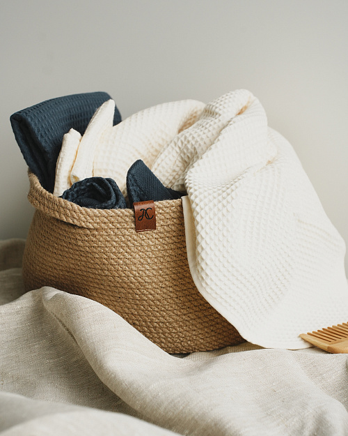 Корзина для хранения, бежевый