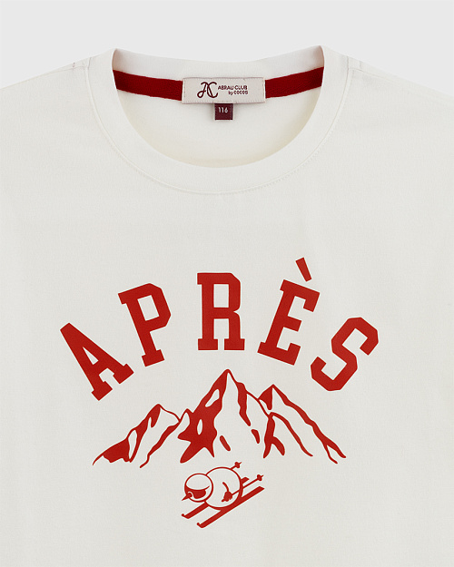 Детская хлопковая футболка Unisex, молочный