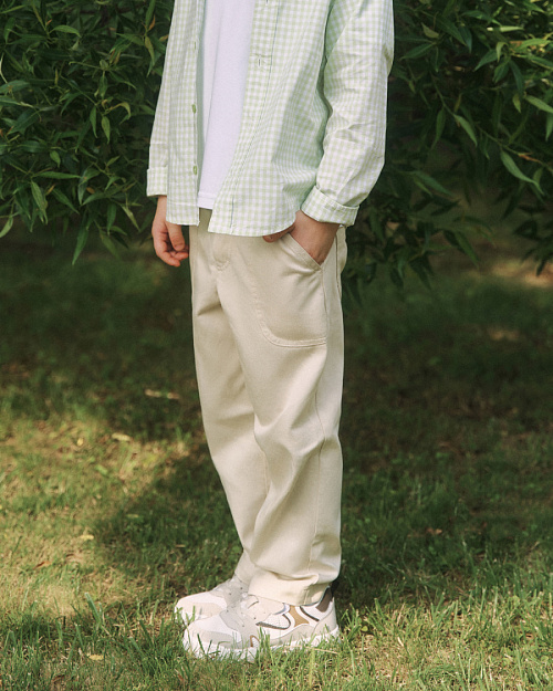 Детские брюки Unisex, бежевый