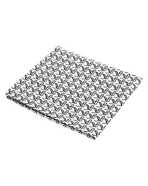 Полотенце, черно-белый, 50×60 см