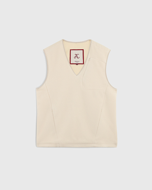 Жилет из шерпы, молочный