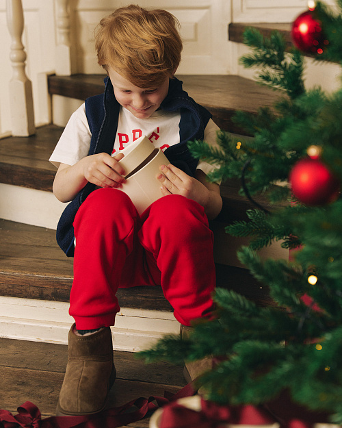 Детские джоггеры Unisex, красный