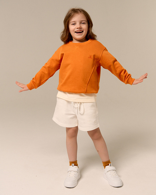 Детский свитшот Unisex, оранжевый