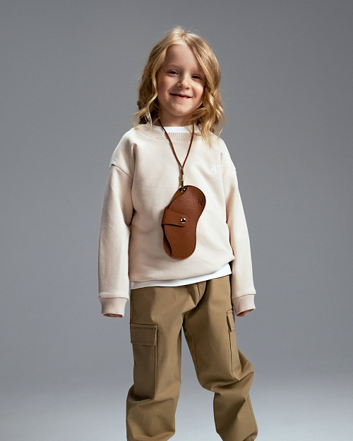 Детский свитшот Unisex, кремовый