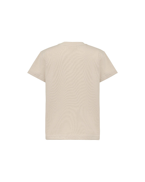 Детская футболка из эластичного хлопкового джерси Unisex, светло-бежевый