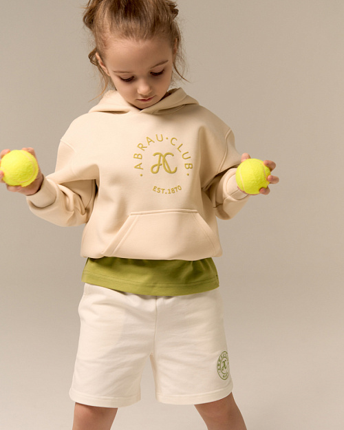 Детский худи Unisex, бежевый