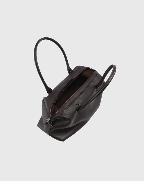 Сумка женская темно-корич, натуральная кожа ABG76325T1BR р/р 42,5*17,5*24,5