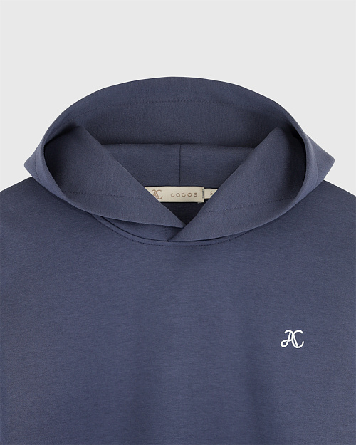 Худи оверсайз Unisex, сине-фиолетовый