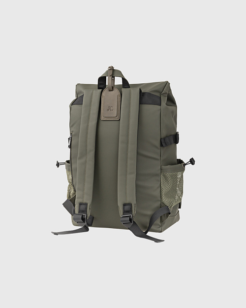 Багажная бирка из кожи, хаки