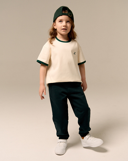 Детская футболка Unisex с принтом, белый