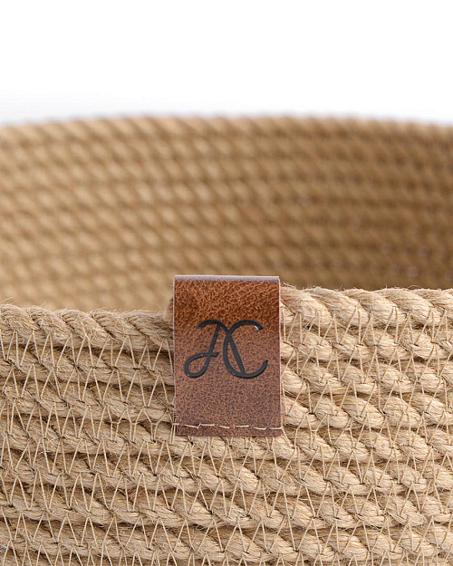 Поднос плетеный, бежевый