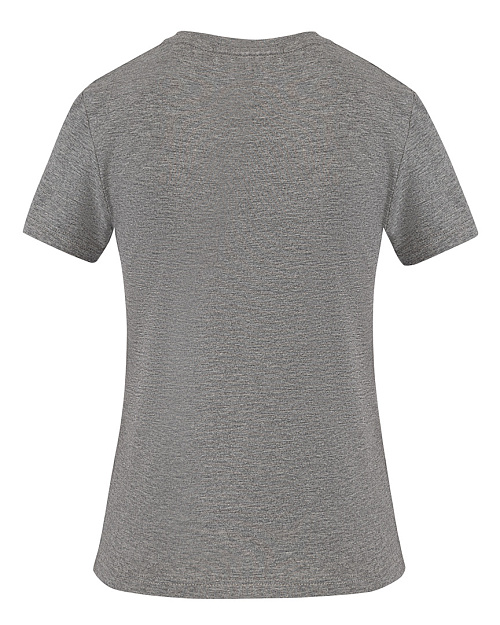 Приталенная футболка из хлопка и модала, серый