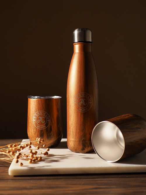 Термокружка 350 мл, коричневый