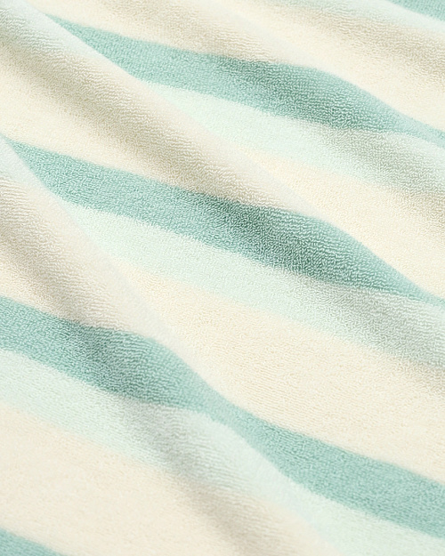 Детское пляжное полотенце в полоску, мятный