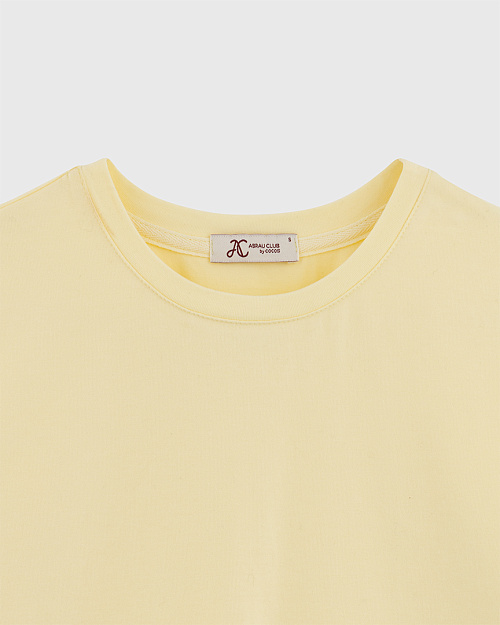 Футболка полуприталенного кроя, сливочный