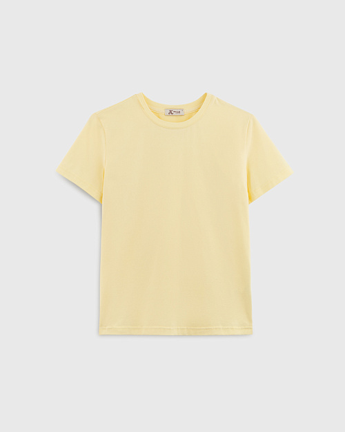 Футболка полуприталенного кроя, сливочный